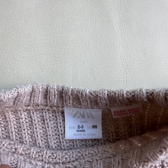 Zara Kids Sweater 2-3 YRS - Picture 6 of 11